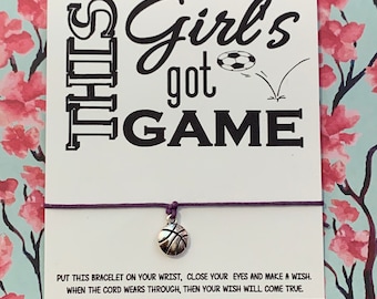 Soccer Wish Bracelet, Wish Bracelet, Soccer Bracelet, Soccer Gift, Wish Bracelets, Soccer Team Gift, Sports Team Gifts, Sports Party Favors