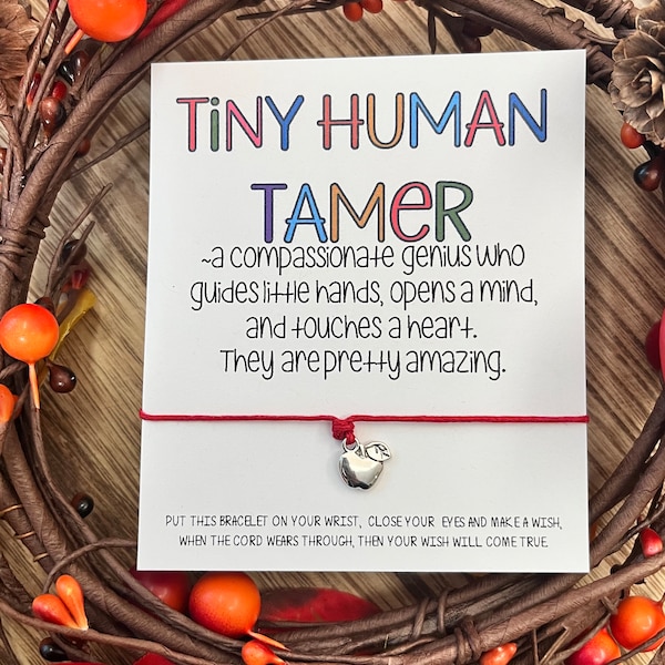 Tiny Human Tamer; Faculty Appreciation; Preschool Teacher; Nursery Gifts; Unique Teacher Gifts; Daycare Gifts; Teacher Helper; Principal