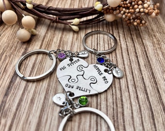 YEEQIN Juego De Llaveros Para Hermano Y Hermana, Regalo Para Hermana, Hermano Mayor, Regalos De Hermana