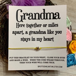 Oma; Oma Wunsch Karte, Distanz, Familie, Enkel, Enkelin, Enkel, Oma, Mama, Papa, Schwester, Bruder, Tante, Erinnerungskarte