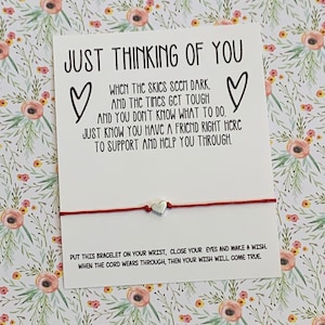 Pulsera WISH: amor, pedir un deseo a una estrella, estrellas, delicada, pequeña para regalar, para rellenar tarjetas, cumpleaños, baby shower, novia, pensando en ti
