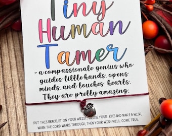 Tiny Human Tamer; Faculty Appreciation; Preschool Teacher; Nursery Gifts; Unique Teacher Gifts; Daycare Gifts; Teacher Helper; Principal