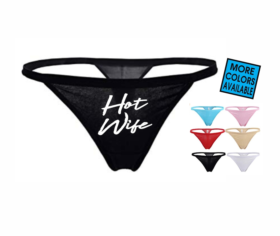 Hot Wife Thong G String Panties Underwear Undies Lingerie Etsy Hong Kong