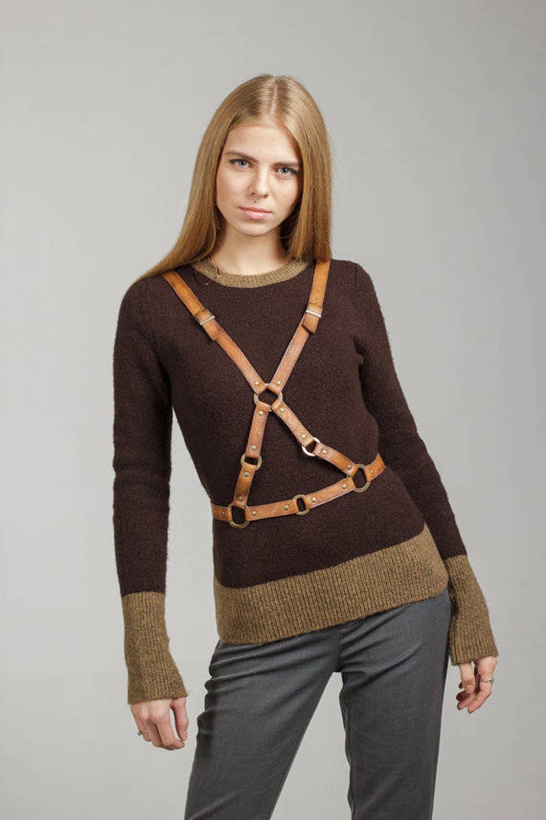 Fashion Harness Leather Body Harness Etsy