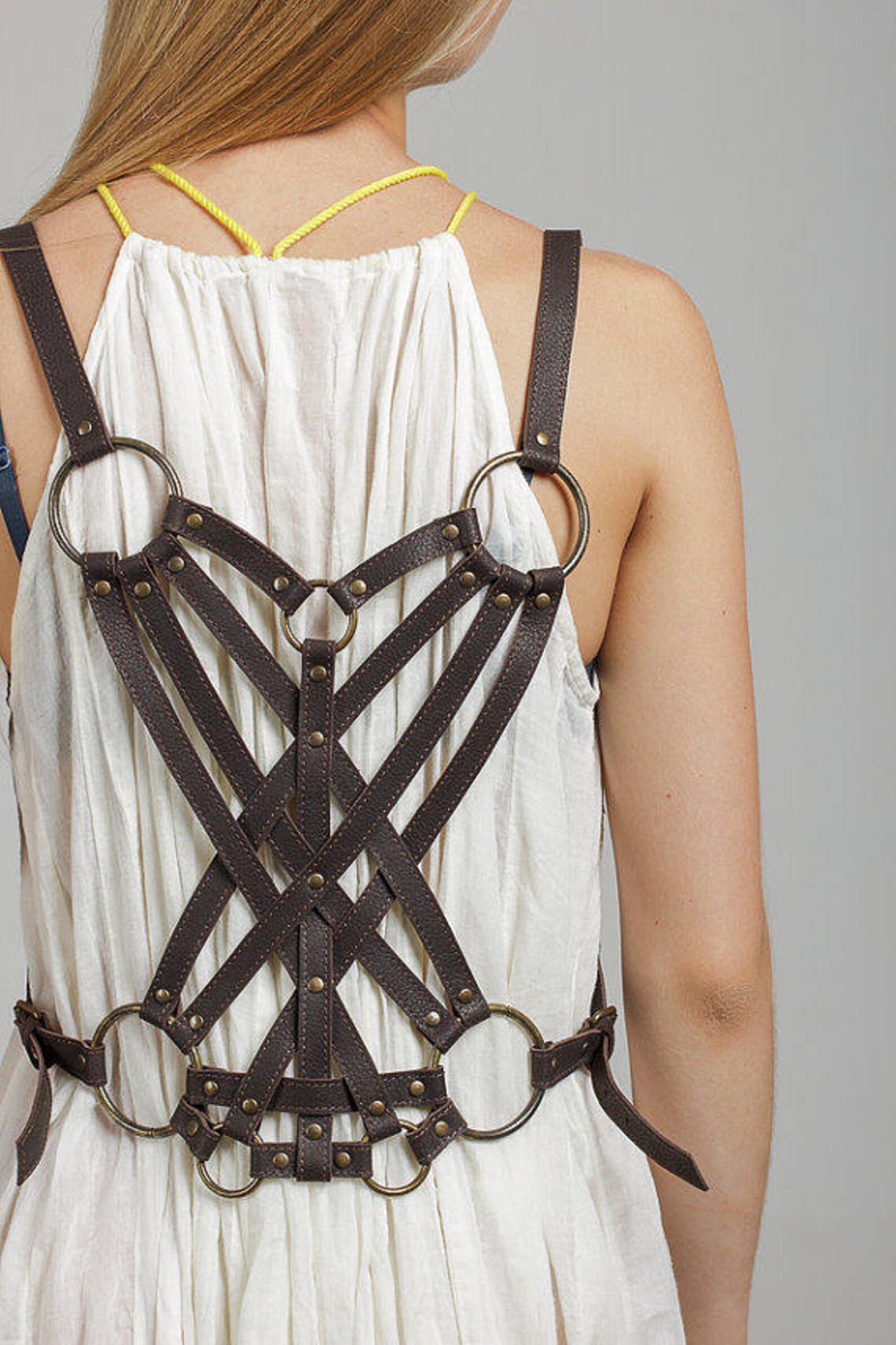 Leather Body Harness Fashion Harness Etsy