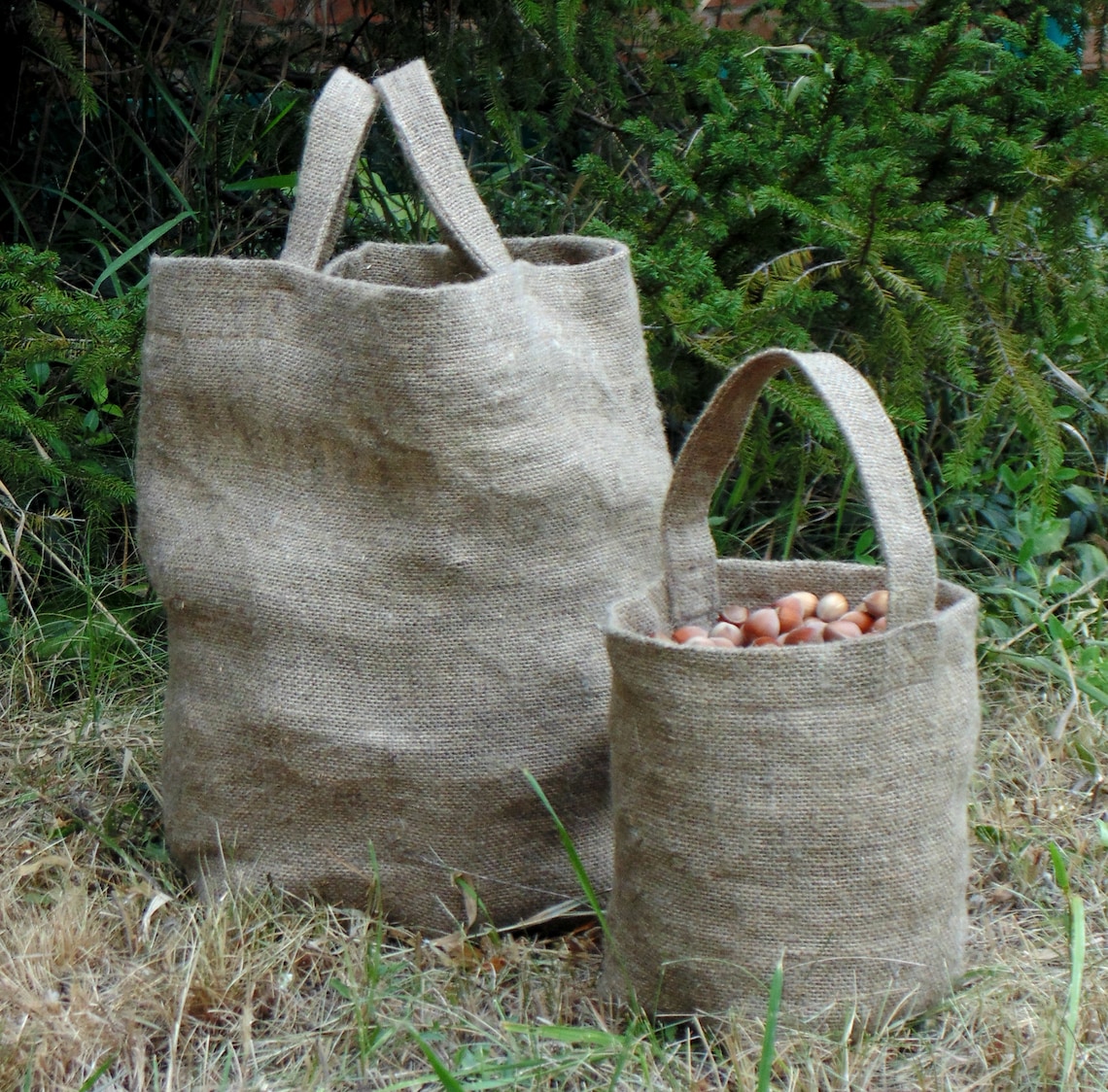 Set of 2 farm bags bags for harvest crop storage bag zero Etsy