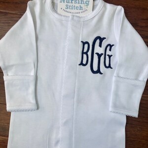 Mini Print Footie Set-Pale Blue main image 1