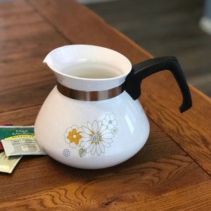 Corning Ware Cornflower Stovetop Tea & Coffee Pots - Ruby Lane