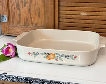 Corningware Abundance Casserole, A-21, Lasagna Pan, Baking Dish, Pyroceram