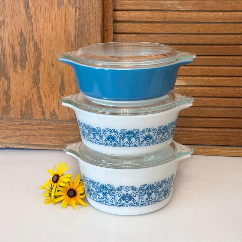 Pyrex Horizon Blue - Etsy