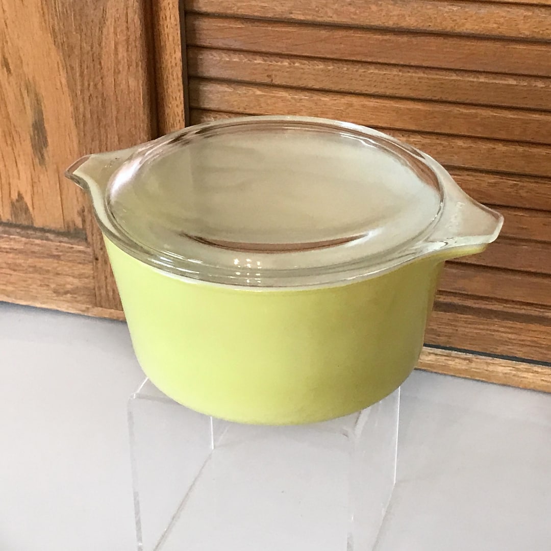 Pyrex Verde Round Casserole Dish - 473 - 1 Qt - Avocado Green - Etsy