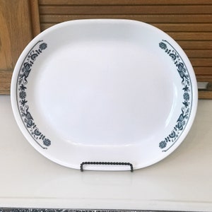 Corelle Old Town Blue Serving Platter - Oval Corelle Plate