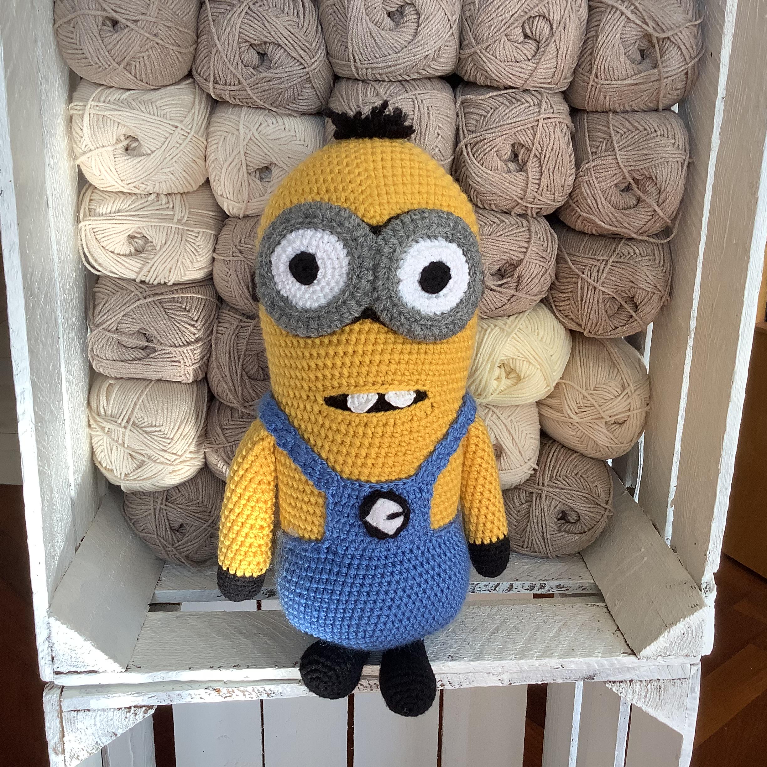 Crochet Minions Amigurumi Doll soft Crochet Minions Crochet Toy bob Minion Doll kids Gift Baby Gift stuffed Amigurumi Minions Etsy