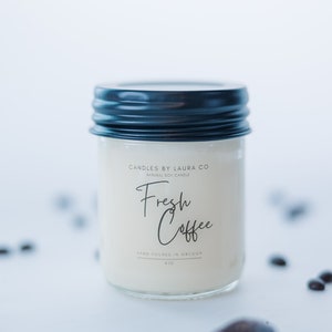 Fresh Coffee Soy Jar Candle