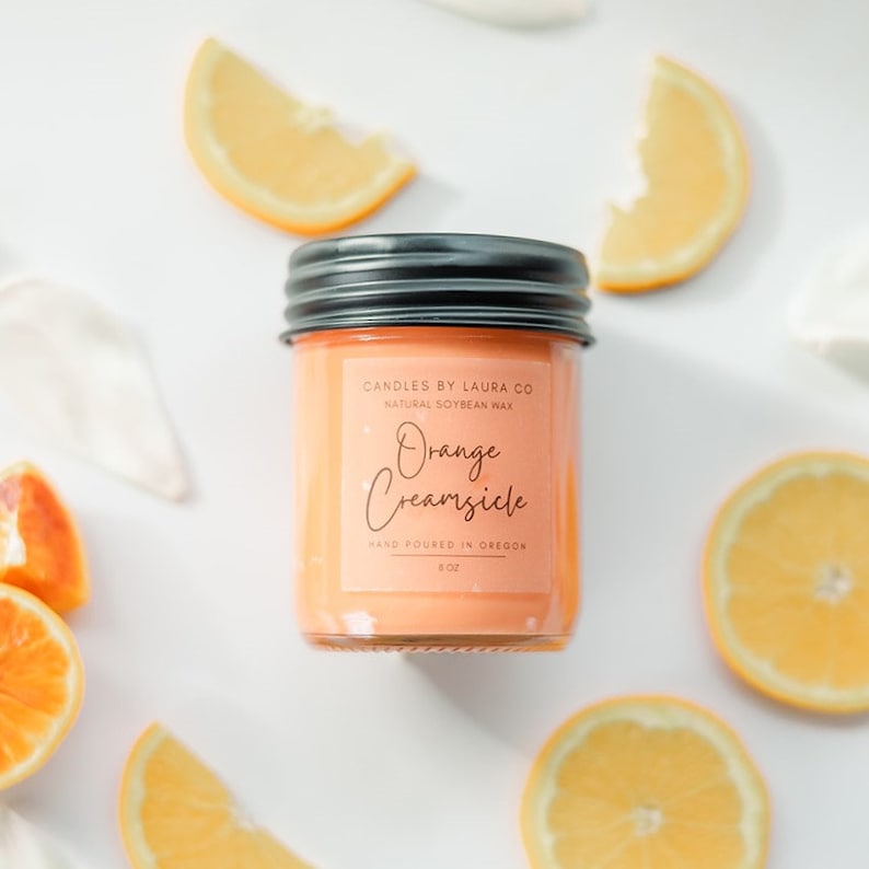 Orange Creamsicle Soy Jar Candle