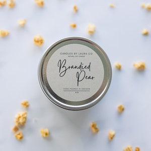 8 oz Brandied Pear Candle Tin
