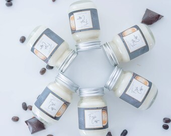 2 oz Fresh Coffee Mason Soy Jar Candles (set of 6)