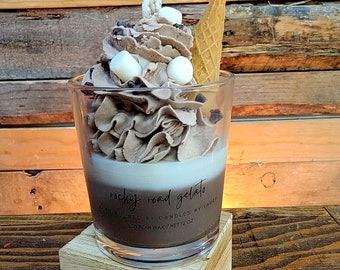 Dessert Candle Rocky Road Soy Tumbler