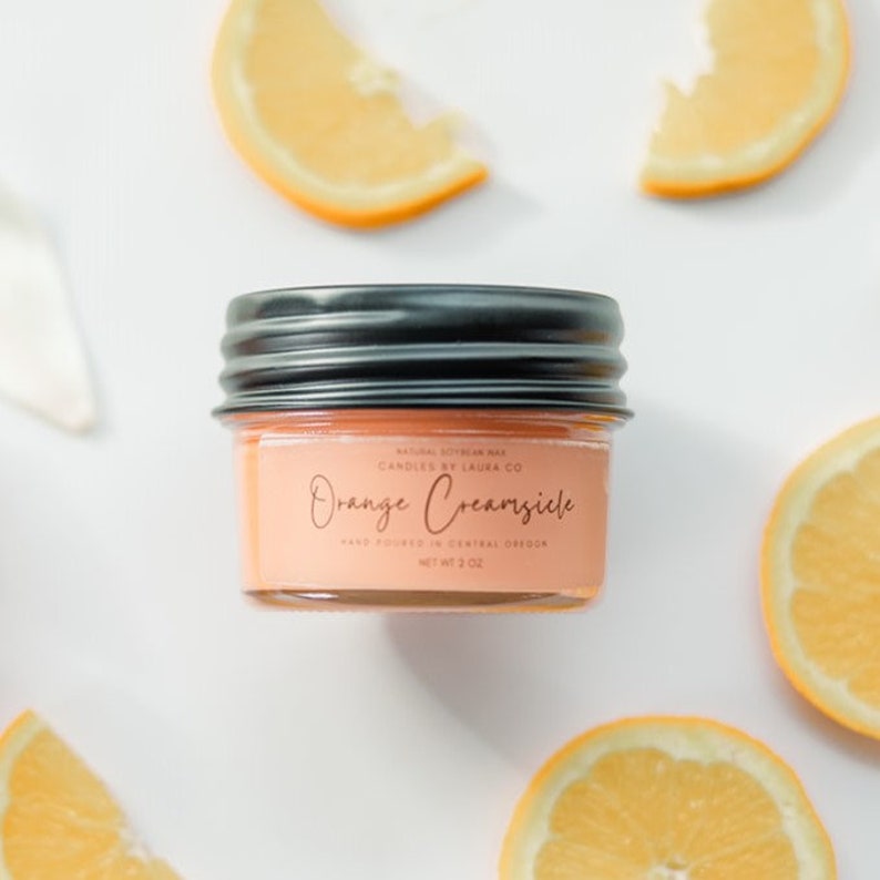 Orange Creamsicle Soy Jar Candle - Thumbnail 5