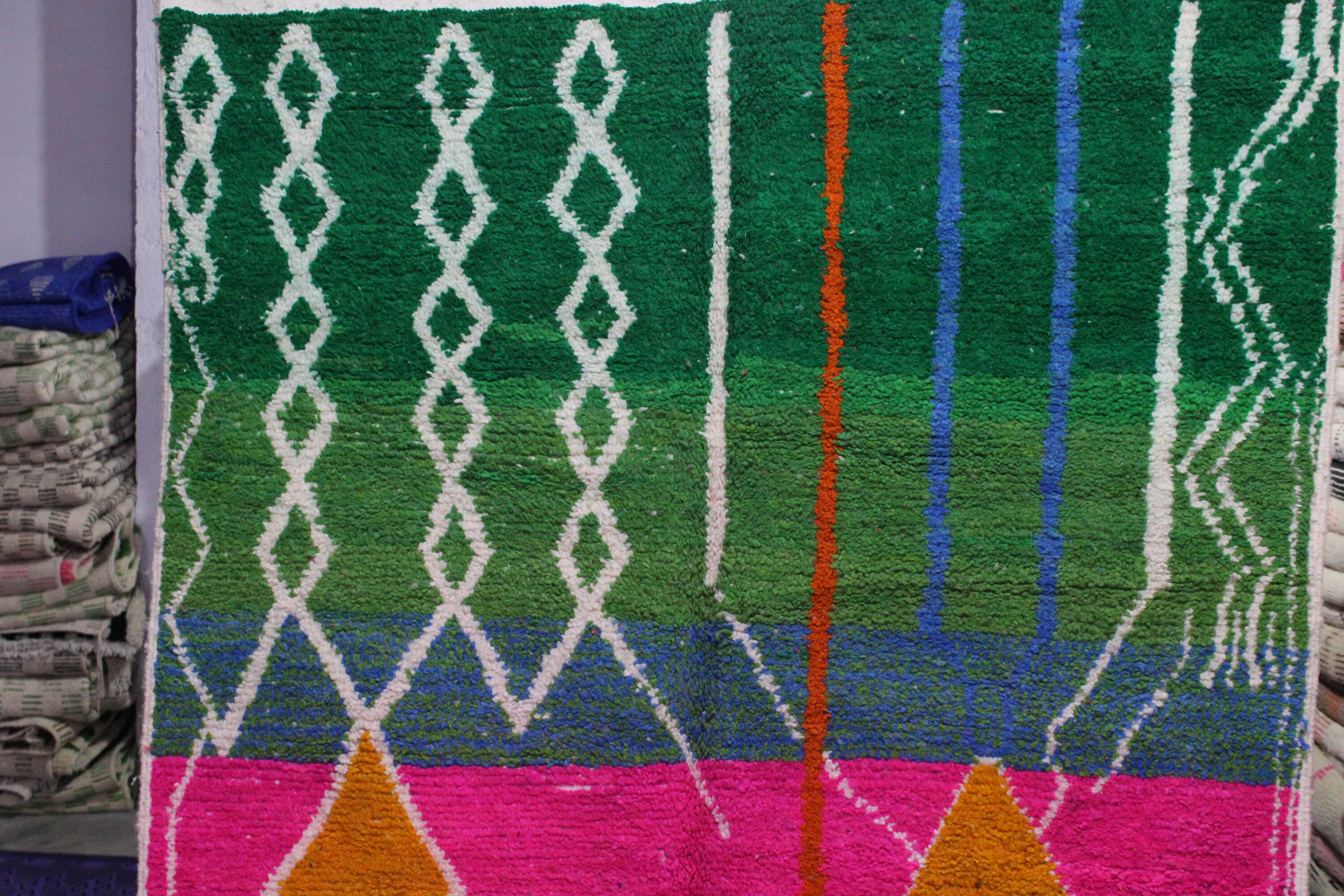 3a08_vintage Moroccan Carpet _ Azilal Carpet Berber Handmade Etsy UK