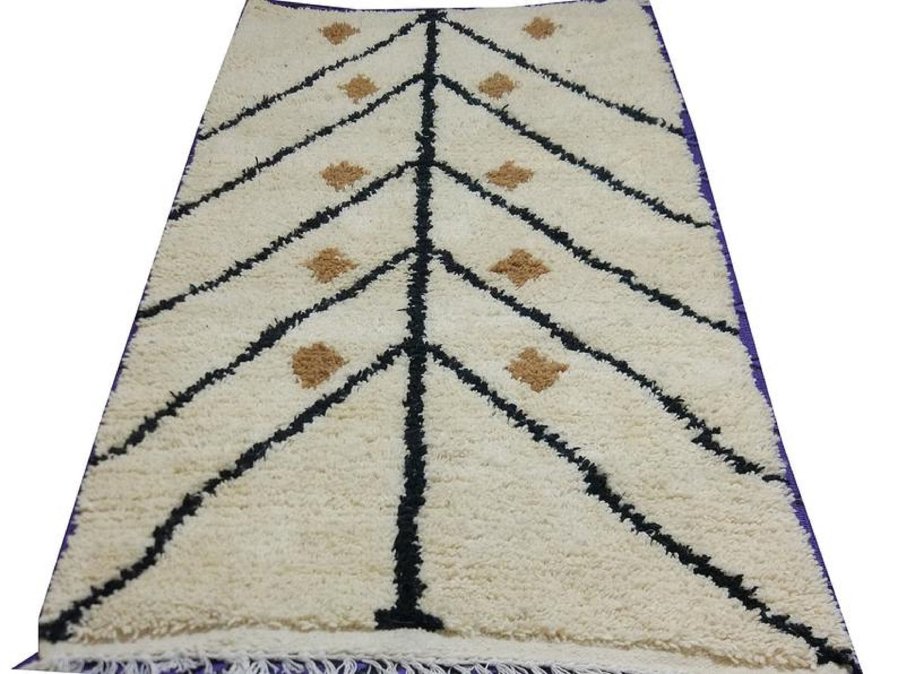 DDP_ヴィンテージ モロッコ 大型 ベニ・ウライン ラグ カーペット