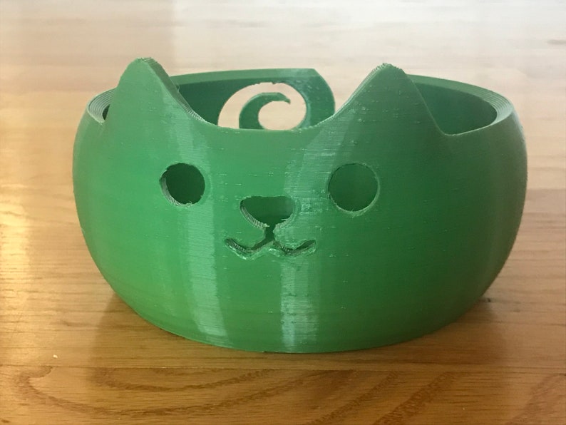 Cat Yarn Bowl Any Color From My Store Etsy