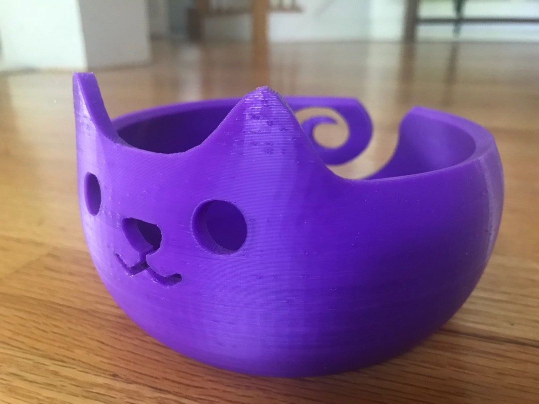 Cat Yarn Bowl Any Color From My Store Etsy