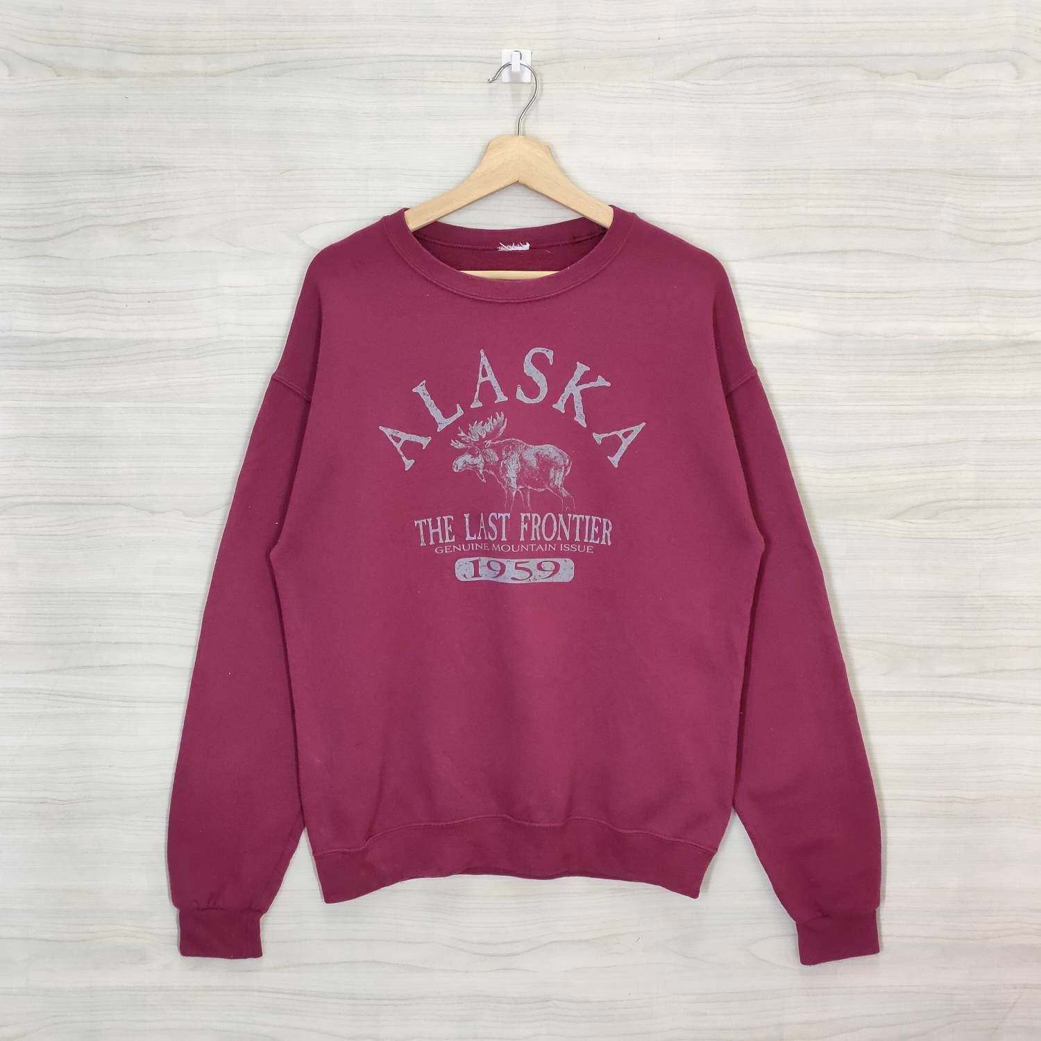 Alaska Sweatshirt Vintage Alaska Crewneck Jumper Pullover Etsy