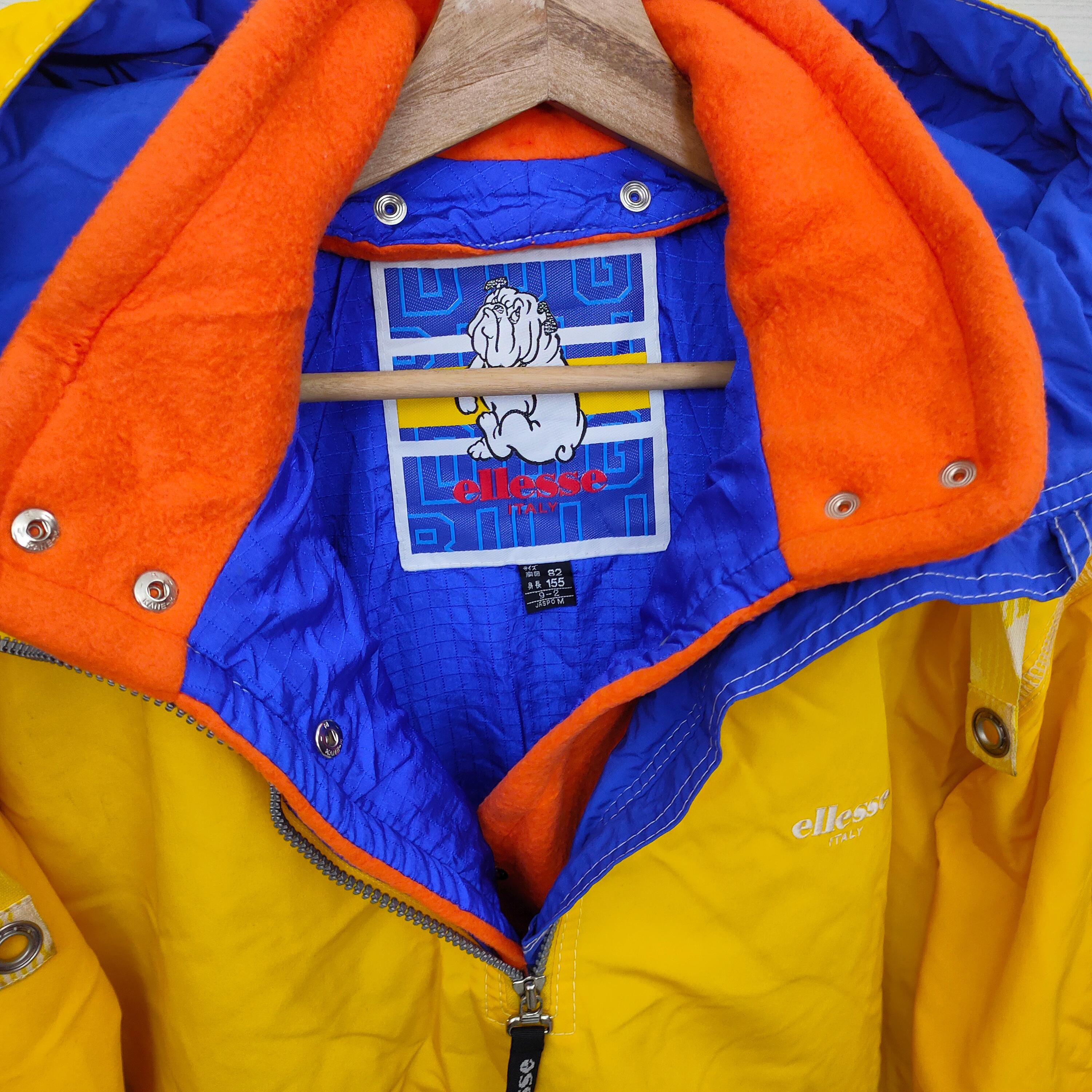 ELLESSE Ski Jacket Medium / Vintage Colorblock Winter Jacket