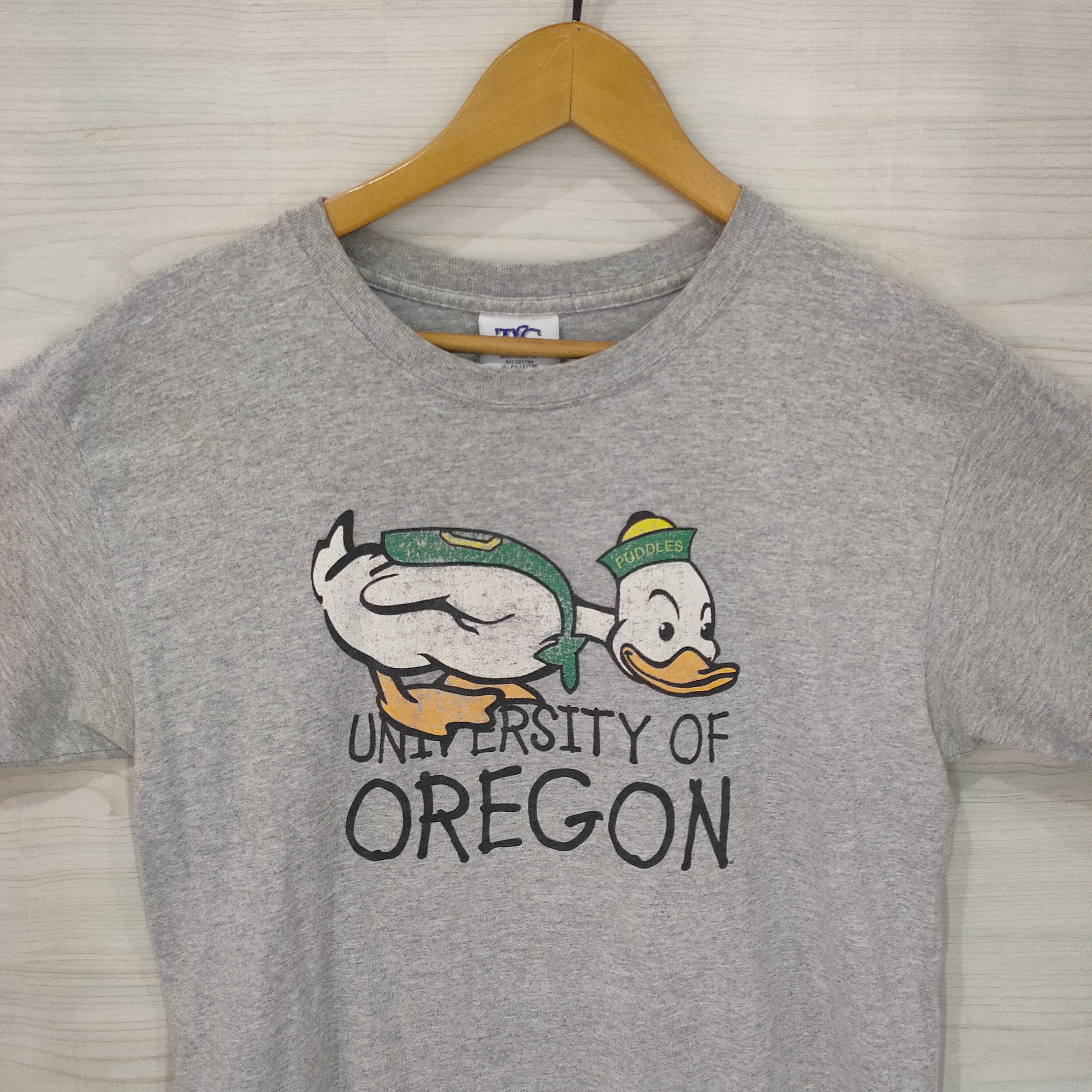 オレゴン大学ダックスTシャツ Mサイズ ヴィンテージ TLC スポーツ