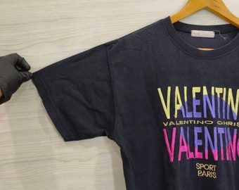 Vtg Valentino Christy Top Tee Large Vintage Valentino