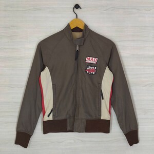 Hysteric Glamour Jacket , Hysteric Work Coat , Mad Hysteric Zipper , Brown , XS