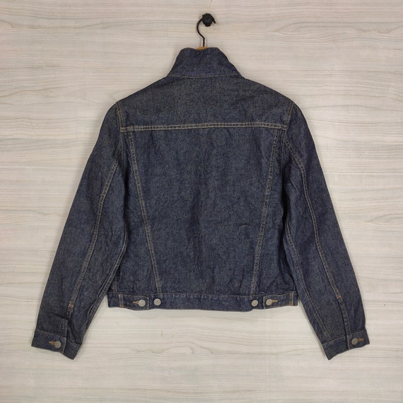 Y2K Uniqlo Denim Jacket , Trucker Jacket , Vintage Retro Grunge Plain , Women's Large Y2K Uniqlo Denim Jacket , Trucker Jacket , Vintage Retro Grunge Plain , Women's Large