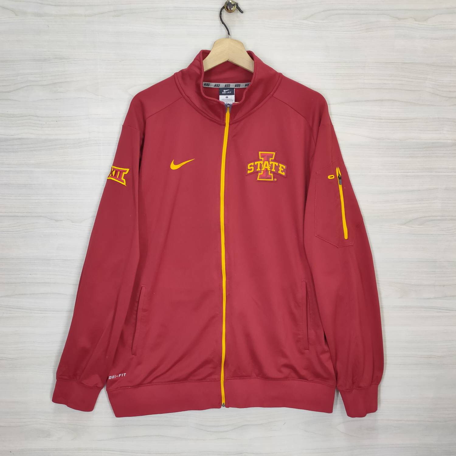 Nike Track Zip up Large Vintage Style Cardinal Iowa State Nike Track Zip up Large Vintage Style Cardinal Iowa State