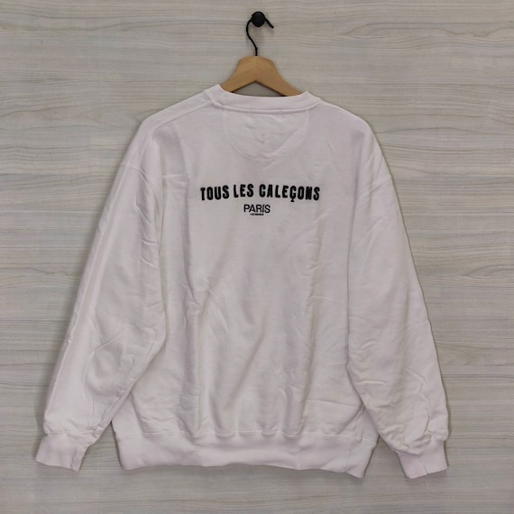 White sweat jumper top