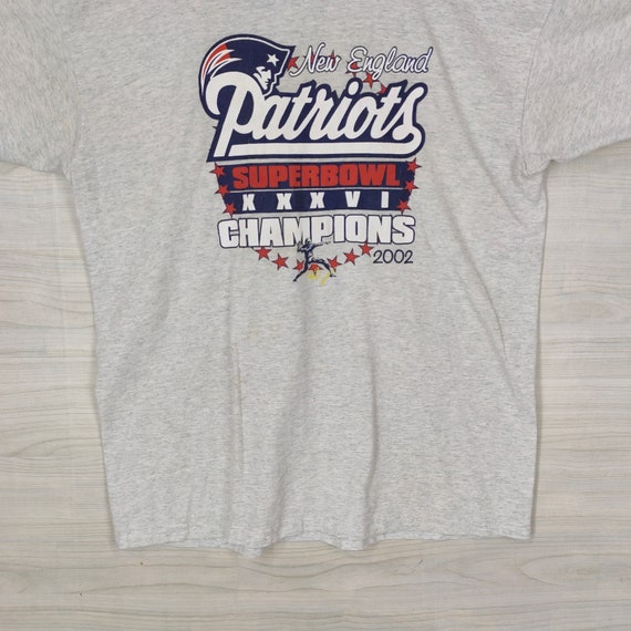 Y2K New England Patriots Tshirt X-Large Vintage 2… - image 5