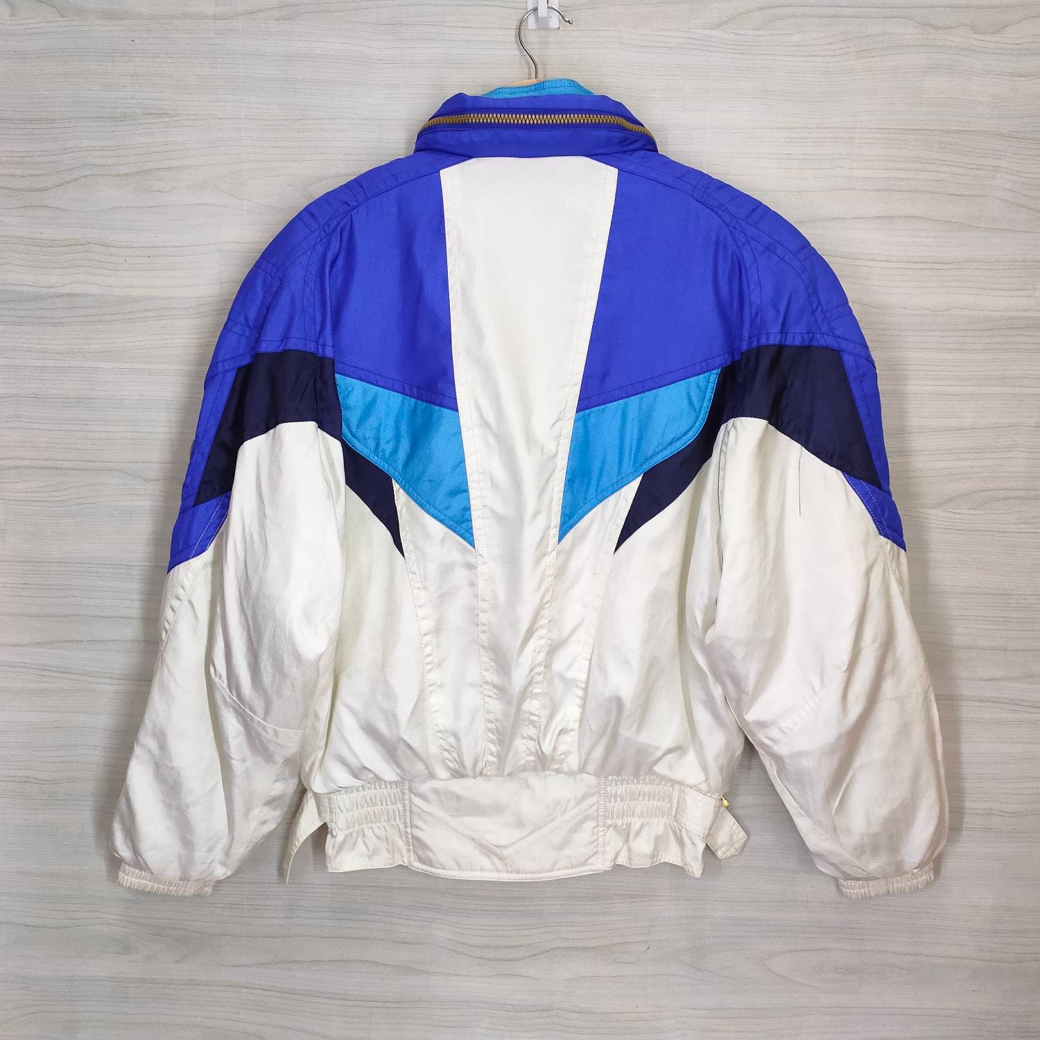 PHENIX Ski Jacket Vintage 90s Phenix White Blue Jacket Sportswear ...