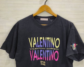 Vtg Valentino Christy Top Tee Large Vintage Valentino Christy