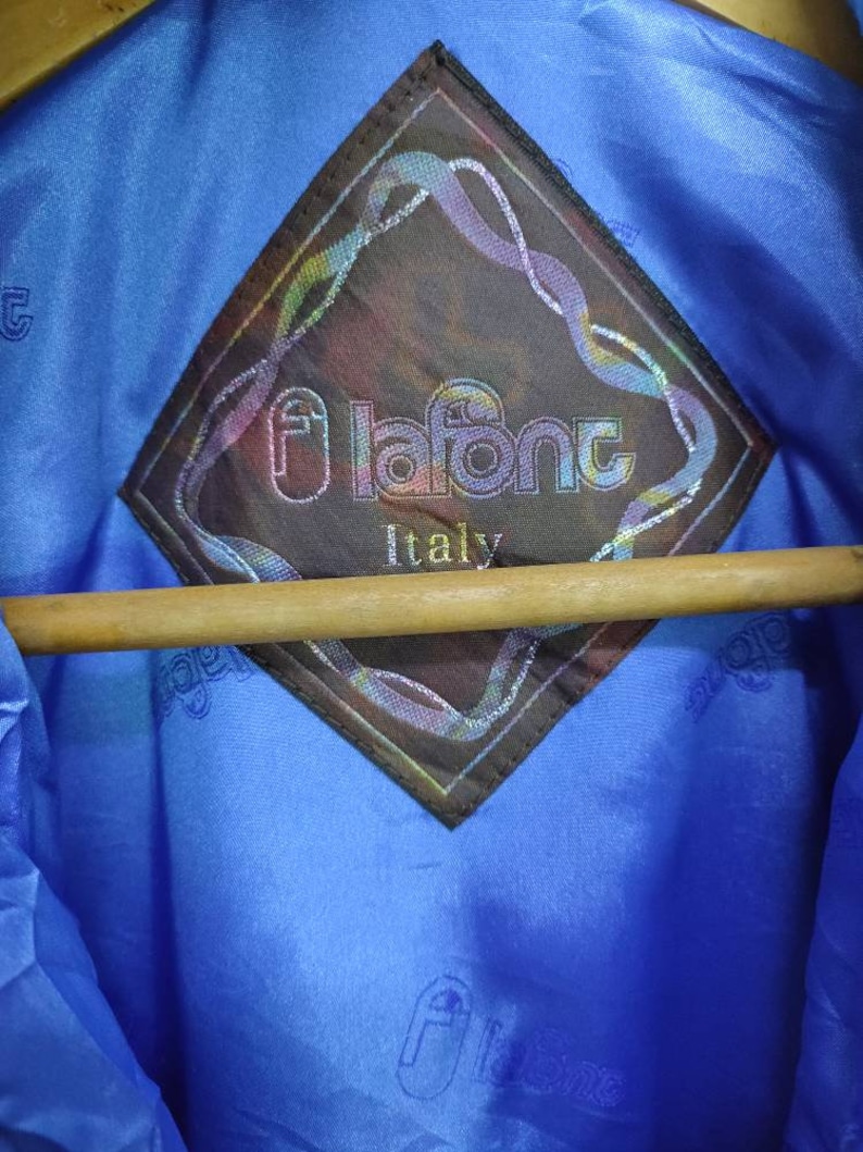 LAFONT Italy Jacket Vintage 90/'s Lafont Italy Winter Ski Wear Lafont Italy Rainbow Half Zip Up Jackets