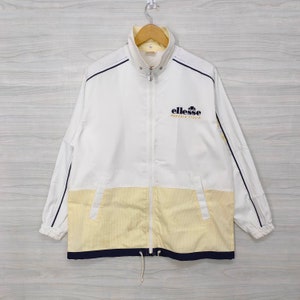Ellesse Windbreaker Jacket , Vintage Ellesse Color Block , Large