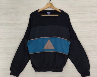 Vintage 90s Duncan Row Sweater ,  Color block jumper , Knitted , American Streetwear