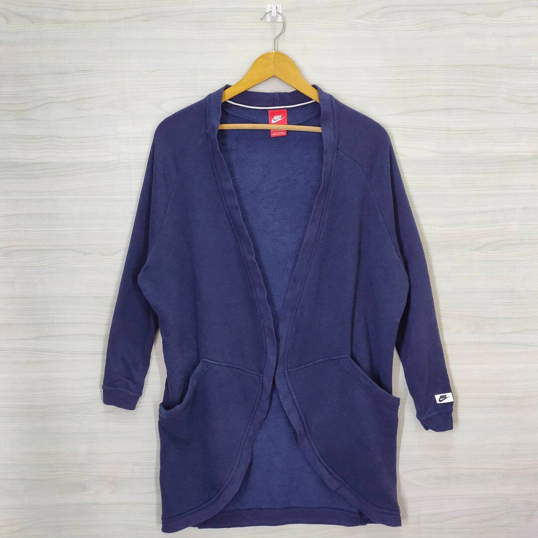 nike open front cardigan