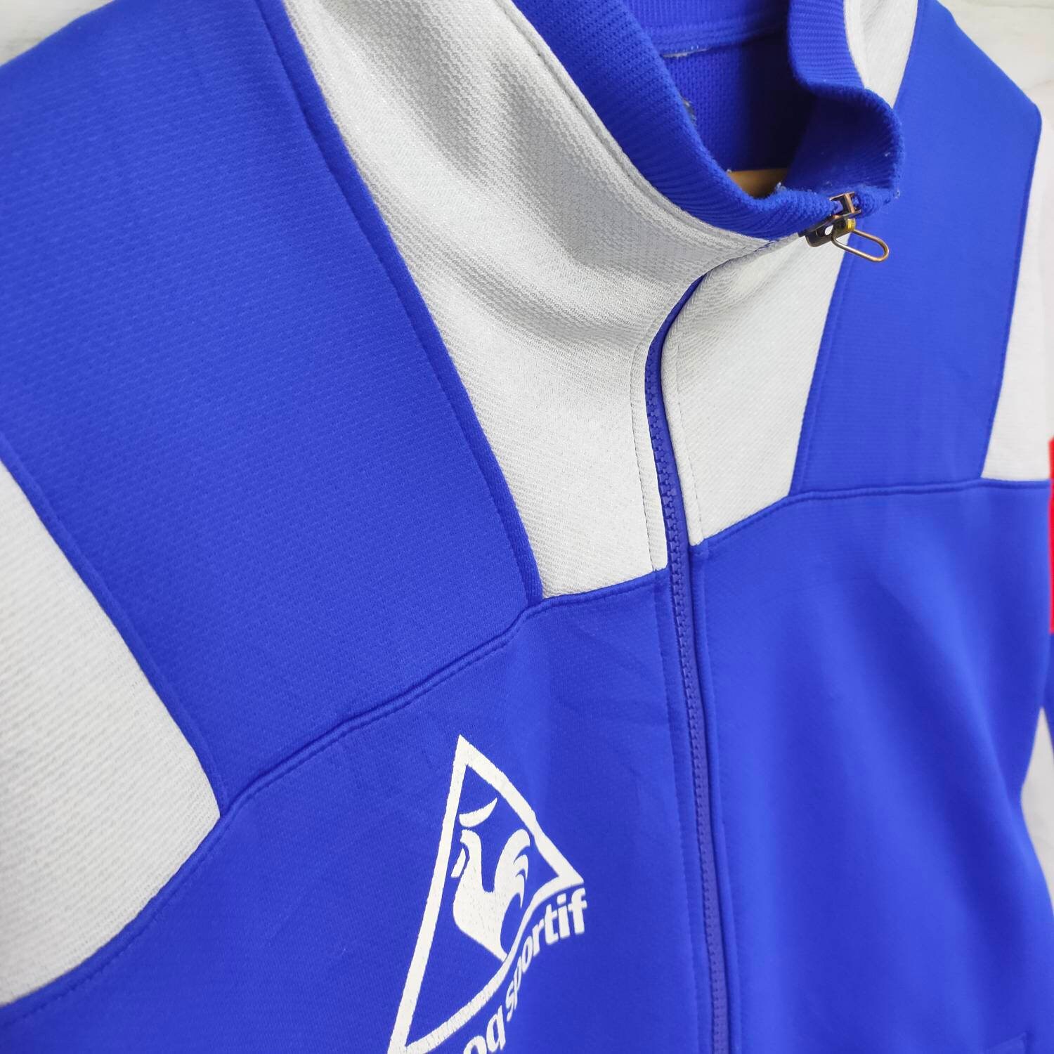 LE COQ SPORTIF Track Top Vintage 90s Le Coq Colorblock Sweater