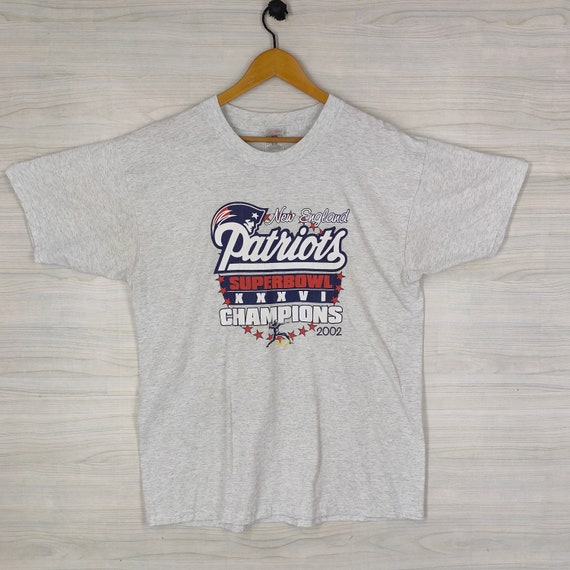 Y2K New England Patriots Tshirt X-Large Vintage 2… - image 1