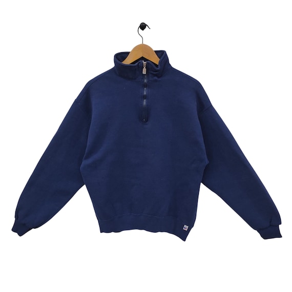 Vintage 90s Russell Athletic Plain Sweater Large Vtg Russell Blank