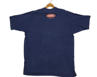 90s ABC USA Sportswear T-shirt X-large Vintage Abc Hawaii Tee Navy