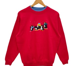 70年代ヴィンテージヘルステックスストライプペンギンセーター：幼児用 