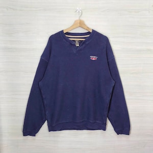 Newport Rhode Island Sweatshirt Large Vintage Newport Jumper Pullover Crewneck Navy Blue Size L