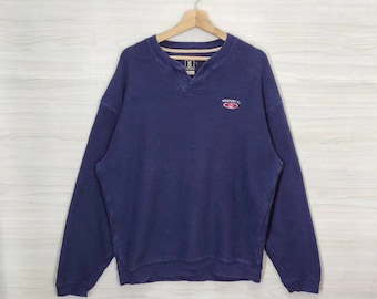 Newport Rhode Island Sweatshirt Large Vintage Newport Jumper Pullover Crewneck Navy Blue Size L