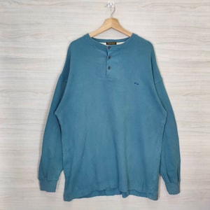Alexander Julian Long Sleeve Collared Vintage 90s Alexander Julian Polo Shirt Jumper Embroidery Small Logo Size 2XL